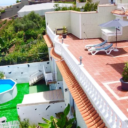 Maravillosa Casa Con Piscina, Vistas, Bbk, Parking Ferienhaus La Victoria de Acentejo